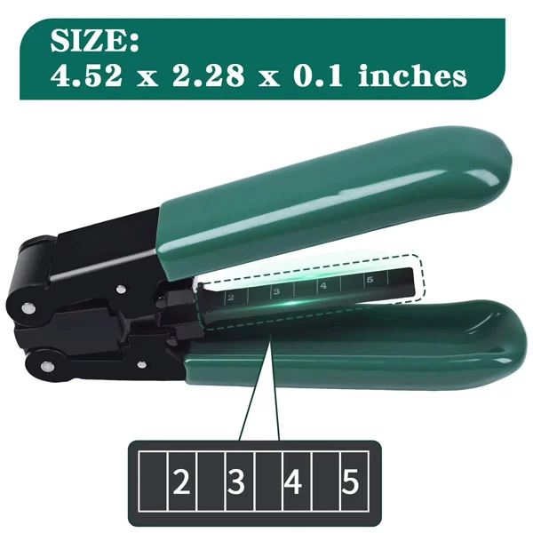 Fiber Optic Flat Drop Cable Stripping Tool