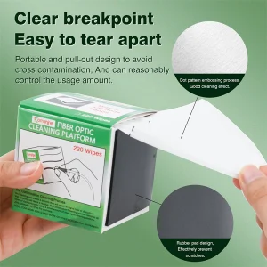 How to Clean a Fiber Connector With a Lint-Free Wipe 1 clean a connector with a lint free wipe