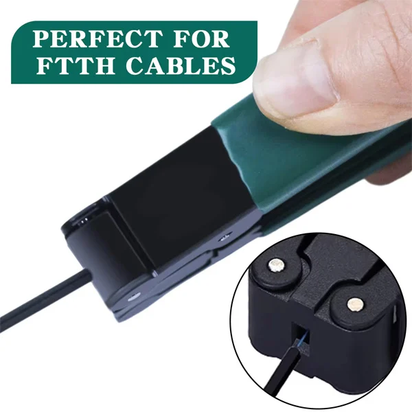 Fiber Optic Flat Drop Cable Stripping Tool